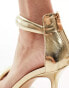 Фото #4 товара Public Desire Take Over puff strap sandal in gold