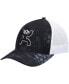 Фото #1 товара Men's Black, White Bass Trucker Snapback Hat