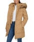 Фото #5 товара Women's Faux-Fur-Trim Hooded Puffer Coat, Created for Macy's