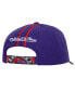 Фото #3 товара Men's Purple Toronto Raptors Hardwood Classics 1998 NBA Draft Commemorative Adjustable Hat