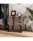 Фото #7 товара Gray Trunk Table Set with Large Storage