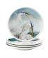 Shorebirds Dinner Plate, Set of 4