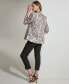 Women's Printed Stretch Twill Long-Sleeve Blazer