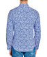 ფოტო #2 პროდუქტის Men's Non-Iron Performance Stretch Moisture-Wicking Mini-Floral Button-Down Shirt