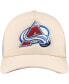 Men's Cream Colorado Avalanche Foam Front Trucker Adjustable Hat