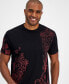 Men's Short Sleeve Crewneck Faded Paisley T-Shirt