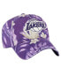 47 Brand Men's Purple Los Angeles Lakers Tropicalia Floral Clean Up Adjustable Hat