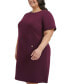 ფოტო #9 პროდუქტის Plus Size Patch-Pocket Shift Dress