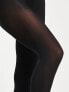 Фото #3 товара ASOS DESIGN 2 pack 120 denier tights in black