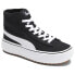 Фото #3 товара Puma Kaia Mid Cv Platform Womens Black Sneakers Casual Shoes 38440902