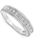 Фото #1 товара Diamond Channel-Set Band (3/8 ct. t.w.) in 14k White or Yellow Gold