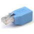 Фото #5 товара StarTech.com Cisco Console Rollover Adapter for RJ45 Ethernet Cable M/F - RJ-45 - RJ-45 - Blue