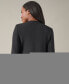 Фото #6 товара Women's Collarless Open-Front Blazer