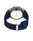 ფოტო #3 პროდუქტის Men's Ana-digi Black Silicon Strap Watch, 48mm