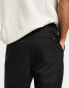 Pull&Bear tailored trouser in black