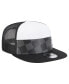 ფოტო #3 პროდუქტის Men's Black Chicago Cubs Checkmate Trucker 9FIFTY Snapback Hat