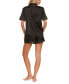 ფოტო #2 პროდუქტის Women's 2-Pc. Jamie Dot Jacquard Short Pajamas Set