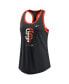 Women's Black San Francisco Giants Tech Tank Top