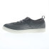 Фото #3 товара Drew Buzz 40994-43 Mens Gray Leather Lace Up Lifestyle Sneakers Shoes