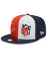 Фото #4 товара Men's Orange, Navy Chicago Bears 2023 Sideline Primary Logo 9FIFTY Snapback Hat