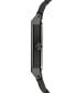 ფოტო #2 პროდუქტის Men's Futuro Diamond-Accent Black Stainless Steel Bracelet Watch 45x30mm