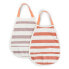 DONE BY DEER Pull-Over Bib 2-Pack Stripes