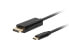 Lanberg CA-CMDP-10CU-0010-BK - 1 m - USB Type-C - DisplayPort - Male - Male - Straight