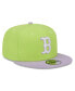 Фото #4 товара Men's Neon Green, Purple Boston Red Sox Spring Basic Two-Tone 9FIFTY Snapback Hat