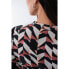 SALSA JEANS Print Shirt Long Sleeve Midi Dress