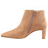 Фото #4 товара Matisse Crush Snake Pointed Toe Zippered Booties Womens Beige Casual Boots CRUSH