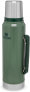 Фото #2 товара Stanley Classic Legendary Thermos Flask 1 Litre Hammertone Green - Stainless Steel Thermos Flask - BPA-Free - Thermos Keeps Hot for 24 Hours - Lid Also Works as a Drinking Cup - Dishwasher Safe