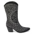 Фото #2 товара COCONUTS by Matisse Twain Studded Zippered Pointed Toe Womens Black Casual Boot