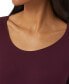 Women's Scoop-Neck Long-Sleeve Top