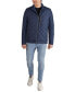 Cole Hann Men's Diamond Quilt Jacket with Faux Sherpa Lining