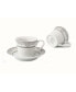 12 Piece 2oz Espresso Cup and Saucer Set, Service for 6