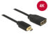 Фото #3 товара Переходник HDMI Delock HDMI-A/HDMI Micro-D черный 3840 x 2160 пикселей 3D 0.2 м - HDMI Type D (Micro) - HDMI Type A (Standard)