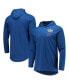 ფოტო #1 პროდუქტის Men's Royal Florida Gators Slub Space-Dye Performance Long Sleeve Hoodie T-shirt