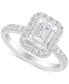 Фото #1 товара Кольцо Grown With Love Diamond Emerald Halo Engagement