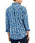 Фото #2 товара Men's Crowd Regular-Fit Floral-Print Button-Down Poplin Shirt, Created for Macy's