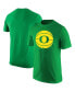 Фото #1 товара Men's Green Oregon Ducks Basketball Logo T-shirt