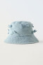 Фото #3 товара Denim bucket hat with bows