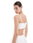 Фото #4 товара Dream Sister Jane Bridal floral embellished bralet co-ord in ivory