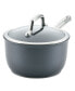 Фото #1 товара Accolade Forged Hard-Anodized Nonstick Saucepan with Lid, 2.5-Quart, Moonstone