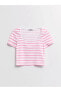 Фото #1 товара Футболка LC WAIKIKI Striped Short Crop