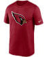 Men's Big and Tall Cardinal Arizona Cardinals Logo Essential Legend Performance T-Shirt