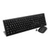 Фото #1 товара V7 Wireless Keyboard and Mouse Combo – DE - Full-size (100%) - Wireless - RF Wireless - QWERTZ - Black - Mouse included
