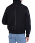 Фото #2 товара Men's Faux Suede Bomber with Sherpa Stand Collar