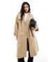 Levi's Spade relaxed fit belted twill trench coat in tan