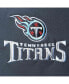 ფოტო #2 პროდუქტის Men's Navy Tennessee Titans Circle Softshell Fleece Full-Zip Jacket