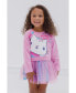 Girls Pandy Paws Cakey Cat French Terry Dress to